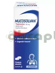 Mucosolvan 30 mg, 20 tabletek