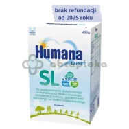 Humana Expert SL, mleko w proszku na bazie białka sojowego, 650 g