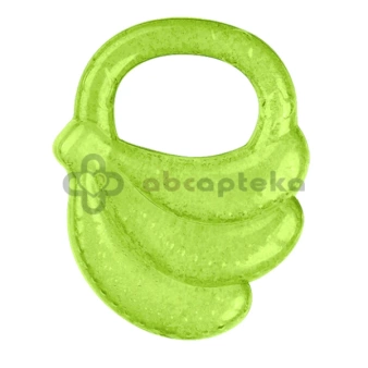 Babyono żelowy gryzak dla niemowląt, banan, 1 sztuka