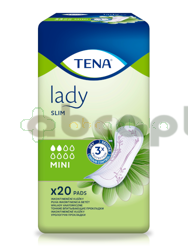 TENA Lady Slim Mini, Wkłady anatomiczne dla kobiet, 20 sztuk