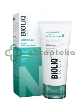 Bioliq Specialist Niedoskonałości, peelingujący żel do mycia twarzy, 125 ml