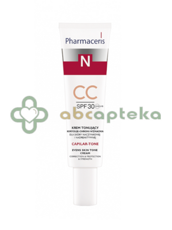 Pharmaceris N Capilar-Tone, krem tonujący CC SPF 30, 40 ml