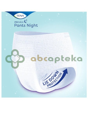 TENA Pants ProSkin Super Night, Majtki chłonne rozmiar M, 10 sztuk