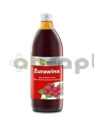 EkaMedica, Żurawina, sok, 500 ml