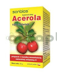 Acerola 100 tabletek