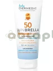 DERMEDIC Sunbrella Baby, Mleczko ochronne SPF 50 od 1. miesiąca życia z prekursorem witaminy D3 100 g