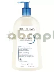 Bioderma Atoderm Creme De Douche, Odżywczy, kremowy żel do mycia ciała i twarzy dla skóry normalnej, suchej i wrażliwej,  1000 ml