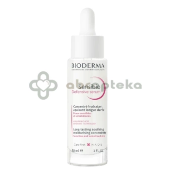 Bioderma Sensibio zestaw: woda micelarna + serum (+ 3 płatki), 500 ml + 30 ml, 1 sztuka