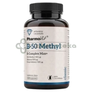 Pharmovit B-50 Methyl B-complex Max+, 120 kapsułek