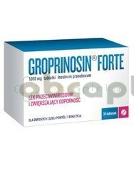 Groprinosin Forte 1000 mg, 30 tabletek
