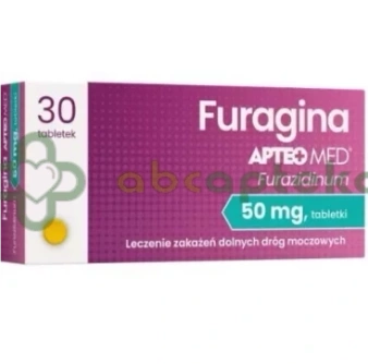 Furagina Apteo Med, 50 mg, 30 tabletek