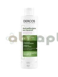Vichy Dercos, szampon przeciwłupieżowy, skóra wrażliwa, 200 ml | DATA WAŻNOŚCI 28.02.2026