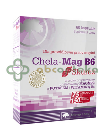 Olimp Chela-Mag B6 Skurcz, 60 kapsułek