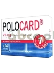 Polocard  75 mg,                    120 tabletek