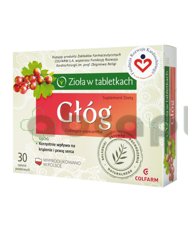 Głóg, 30 tabletek powlekanych