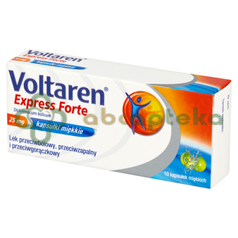 Voltaren Express Forte, 10 kapsułek