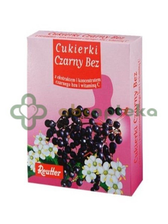 Reutter, cukierki czarny bez, 50 g