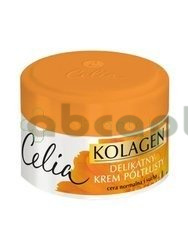 Celia, delikatny krem półtłusty, nagietkowy z kolagenem, cera normalna i sucha, 50 ml