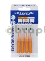 Elgydium Clinic Mono Compact 3, szczoteczka międzyzębowa, 4 sztuki