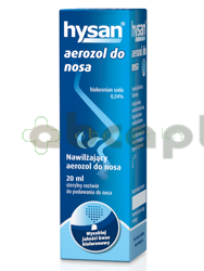 Hysan, nawilżający aerozol do nosa, 20 ml