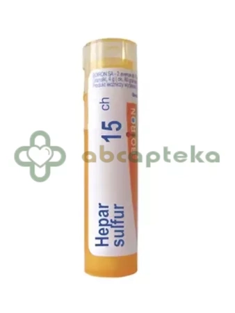 Boiron Hepar sulfur, 15 CH, granulki, 4 g