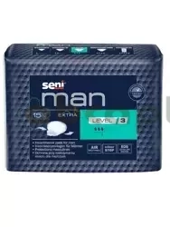 Seni Man Extra Level 3, wkładki urologiczne dla mężczyzn, 15 sztuk