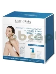 Bioderma Atoderm, zestaw olejek pod prysznic, 200 ml + krem do ciała, 200 ml + krem do rąk, 50 ml