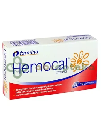 Hemocal,                            10 czopków