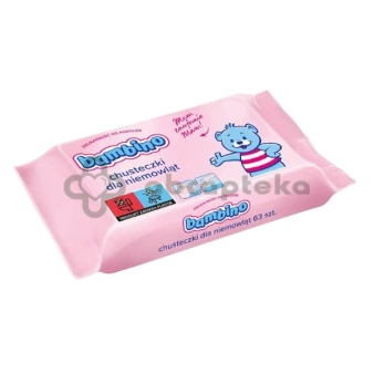Bambino, chusteczki dla niemowląt, 63 sztuki