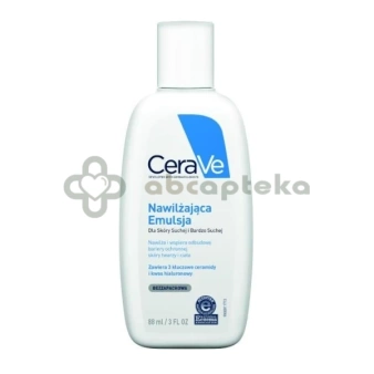 CeraVe, Nawilżająca emulsja dla skóry suchej i bardzo suchej, 88 ml