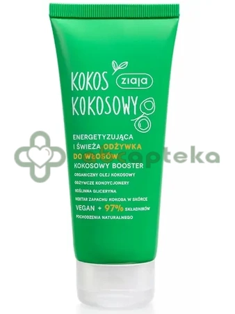 Ziaja, Kokos, energetyzująca i świeża odżywka do włosów,      100 ml