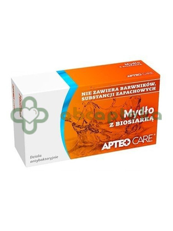 ApteoCare, Mydło z biosiarką, 100 g 