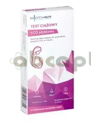 Test ciążowy hCG płytkowy, 1 sztuka