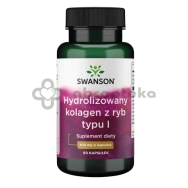 SWANSON Hydrolizowany kolagen z ryb, 60 kapsułek