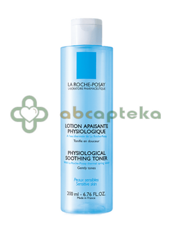 La Roche-Posay, Fizjologiczne pH, delikatny tonik łagodzący do skóry wrażliwej, 200 ml
