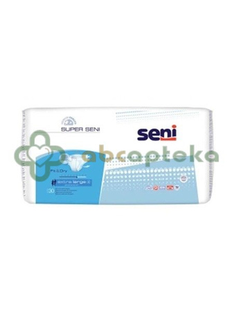 Seni Super Air pieluchomajtki rozmiar XL 30 sztuk