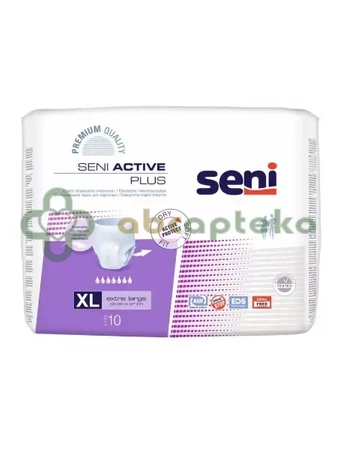 Seni Active Plus, majtki chłonne, rozmiar XL, 10 sztuk