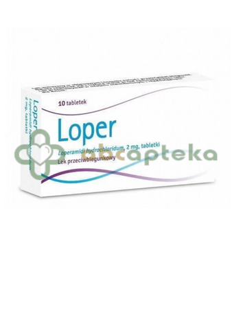 Loper, 2 mg, 10 tabletek