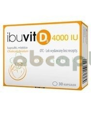 Ibuvit D3, 4000 IU, 30 kapsułek,