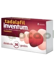 Tadalafil Inventum 10 mg,             2 tabletki | DATA WAŻNOŚCI 31.03.2026