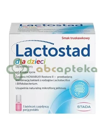 Lactostad dla dzieci, 5 ampułek x 7 ml
