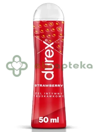 Durex, żel intymny truskawkowy, 50 ml | DATA WAŻNOŚCI 30.06.2026