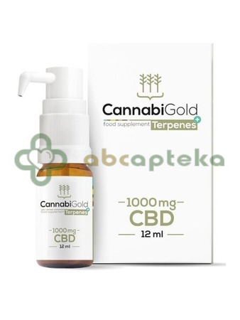 CannabiGold Terpenes+ 1000 mg, olej, 12 ml