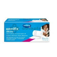 OmniFix Silicone, wodoodporny przylepiec włókninowy z silikonem, 10 cm x 2 m, 1 sztuka