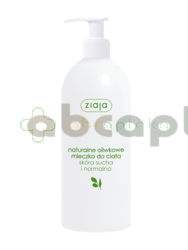 Ziaja Oliwkowa, naturalne oliwkowe mleczko do ciała, skóra sucha i normalna, 400 ml