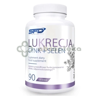 SFD Lukrecja, Cynk + Selen, 90 tabletek