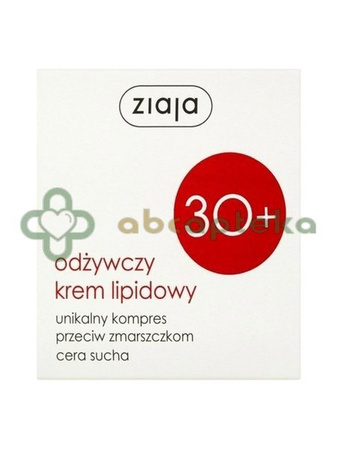 Ziaja 30+ krem odżywczy lipidowy tłusty 50 ml