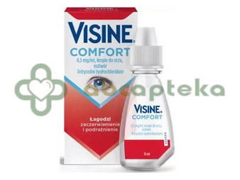 Visine Comfort krop.do oczu, roztw. 0,5 mg/ml 15 ml (but.)