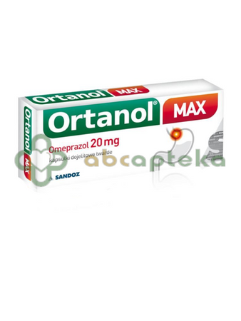 Ortanol Max, 20 mg, 14 kapsułek dojelitowych 