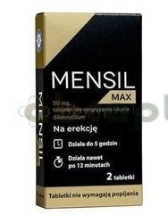 Mensil Max 50 mg, tabletki do rozgryzania i żucia, 2 tabletki